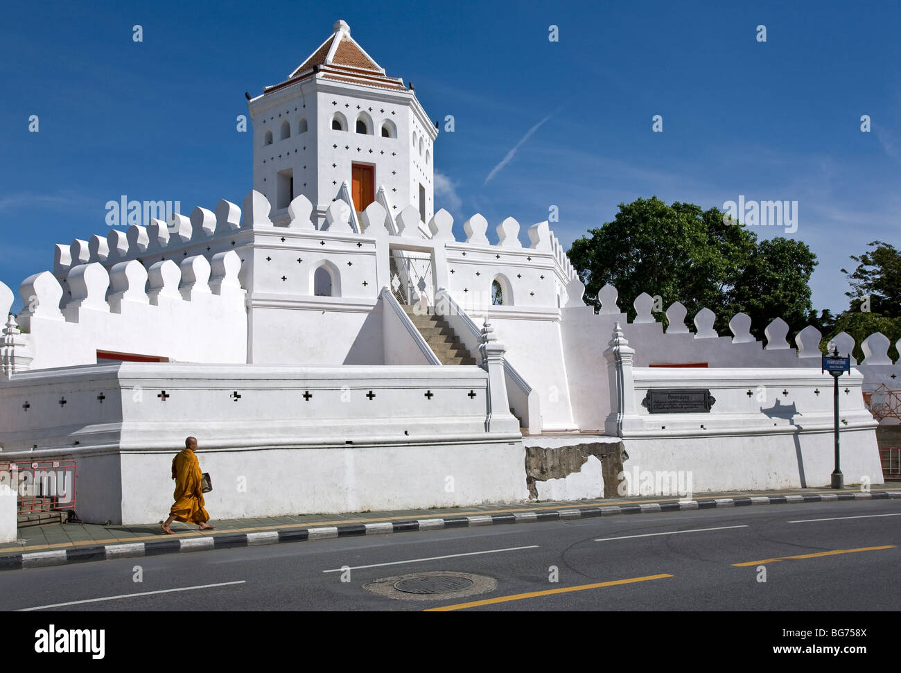 Phra Sumen Fort. Bangkok. Thaïlande Banque D'Images