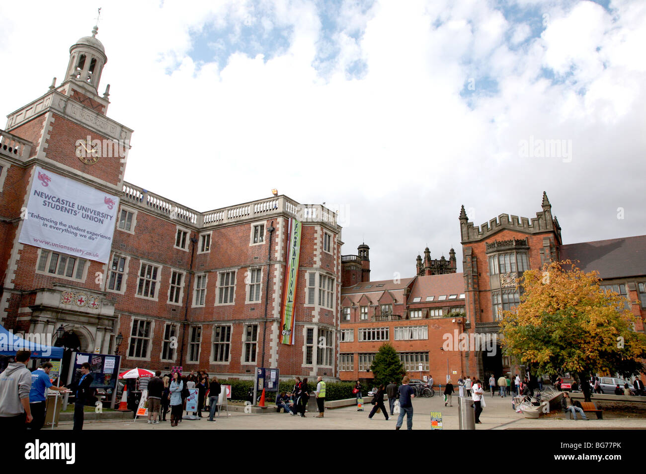 L'Université de Newcastle, Angleterre Banque D'Images