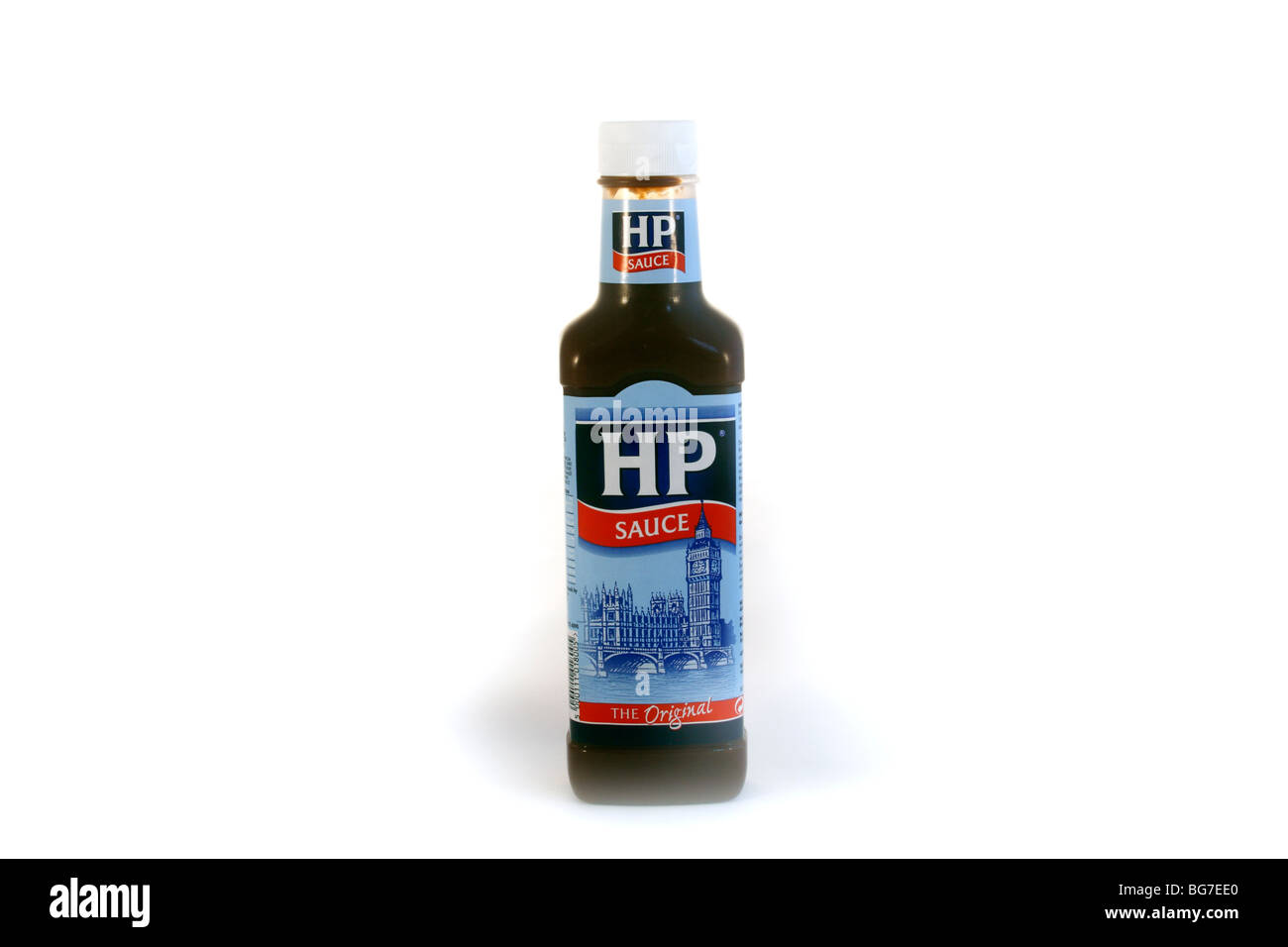 HPsauce, initialement en Arkwright Street Nottingham par F G Garton dans et commercialisés comme Gartons sauce HP. Sauce HP est devenu en 1903. Également connu sous le nom de Premier ministres de la sauce comme Harold Wilson a été dit pour le verser libéralement sur une grande partie de sa nourriture Banque D'Images