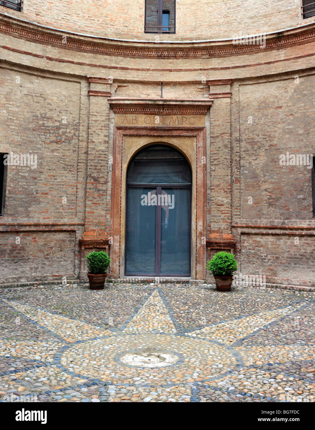 Chambre du peintre Andrea Mantegna, Mantoue, Lombardie, Italie Banque D'Images