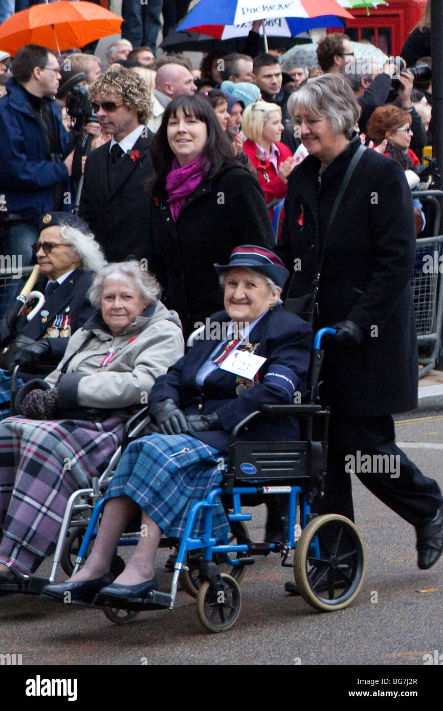 Défilé du Jour du souvenir à Londres Banque D'Images