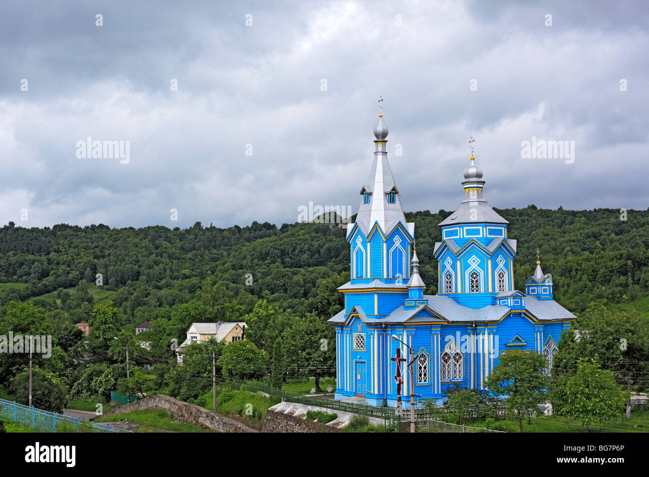 Église, Kremenets, Ternopil, Ukraine Banque D'Images