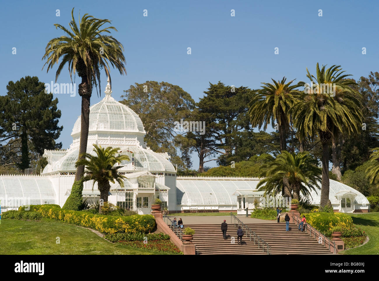 Conservatoire des fleurs, Golden Gate Park, San Francisco, California, USA Banque D'Images