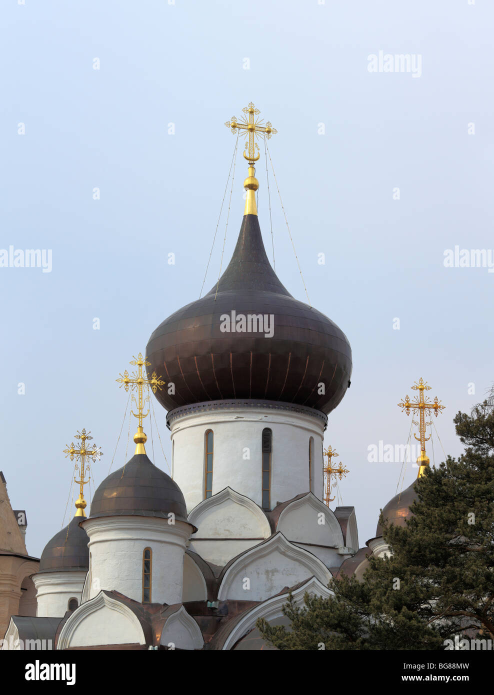 Le monastère de l'Assomption, Staritsa, région de Tver, Russie Banque D'Images