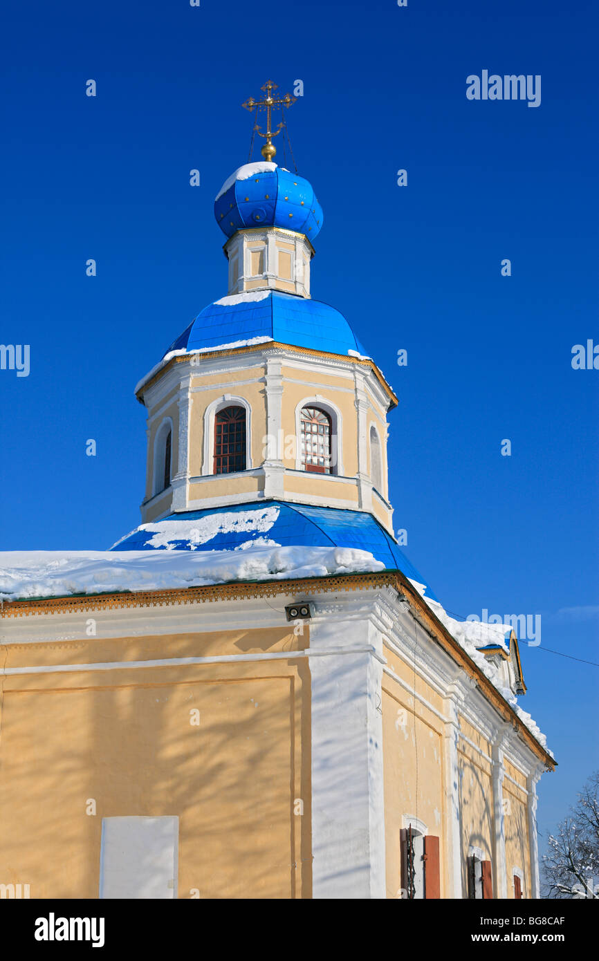 Église Saint Pierre et Paul (1751), Yasenevo, Moscou, Russie Banque D'Images