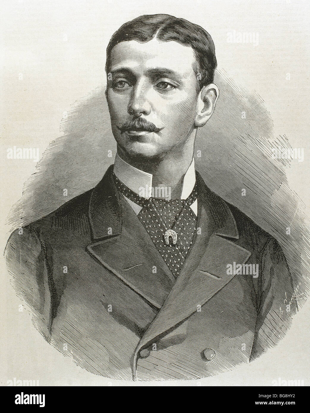Bonaparte, Eugène Louis Napoléon (1856-1879). Prince français. Banque D'Images