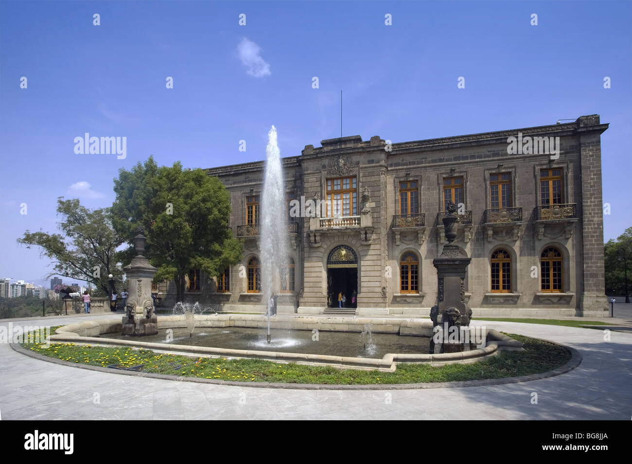 Musée national de l'histoire situé dans le château de Chapultepec. Le Mexique D.F. Le Mexique. Banque D'Images