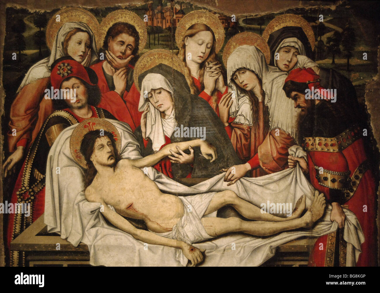 Le christ mort sur son linceul Banque de photographies et d'images à haute  résolution - Alamy