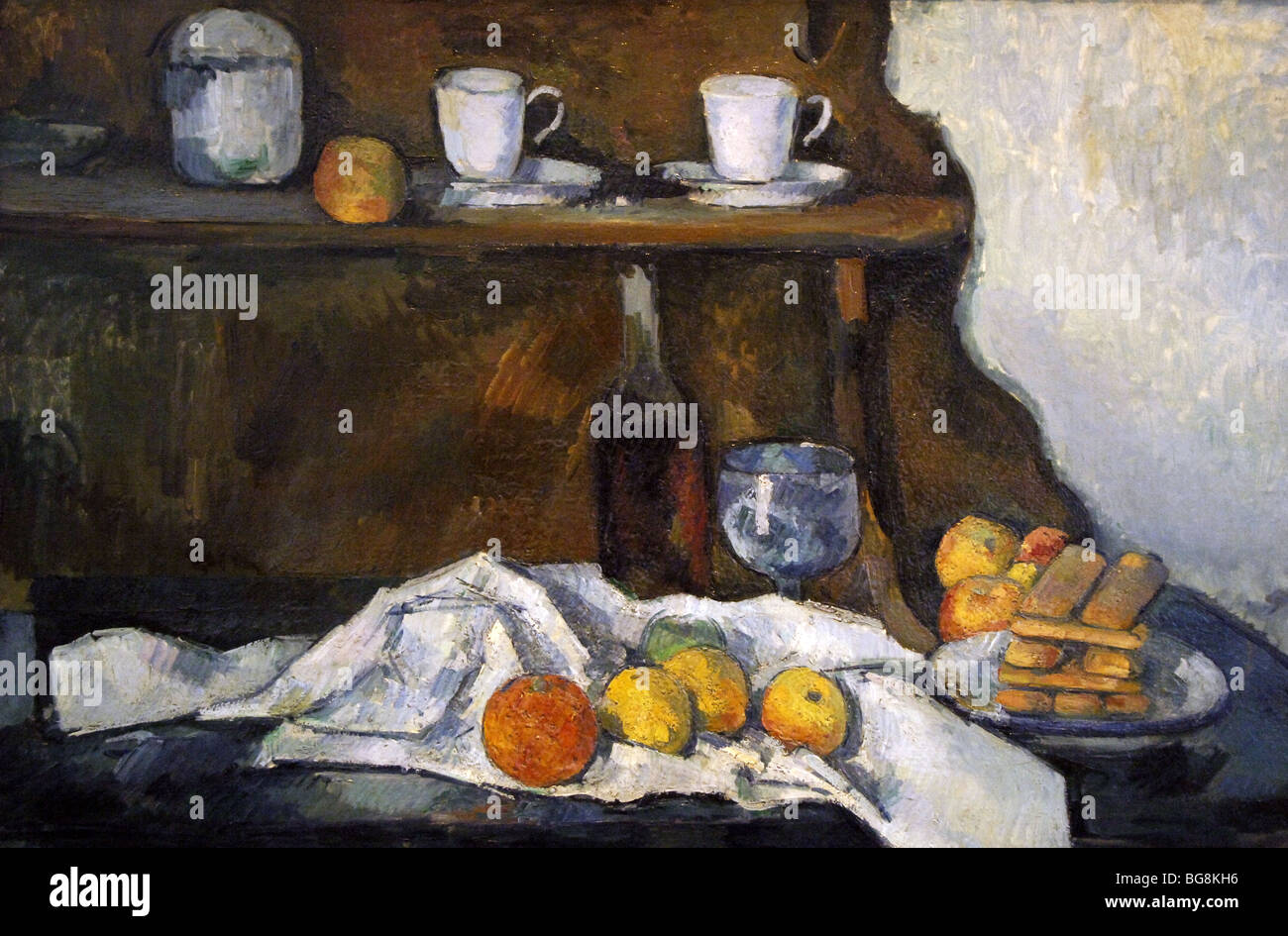 Cézanne, Paul (Aix-en-Provence, 1839 Aix-en-Provence, 1906). Peintre postimpressionniste français. Le buffet, 1873-1877. Banque D'Images