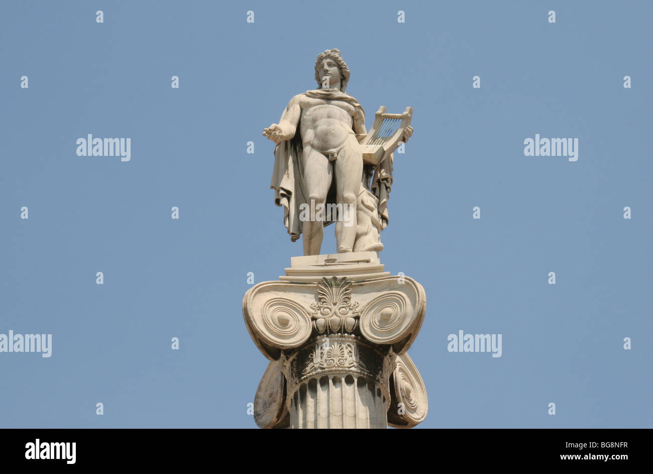 Statue d'Apollon. Banque D'Images