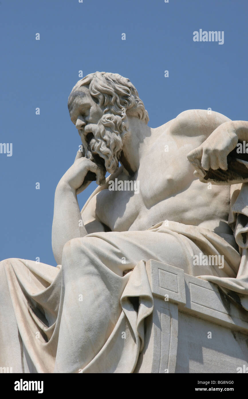 Socrate (469-399 avant J.-C.). Philosophe Grec classique. Banque D'Images