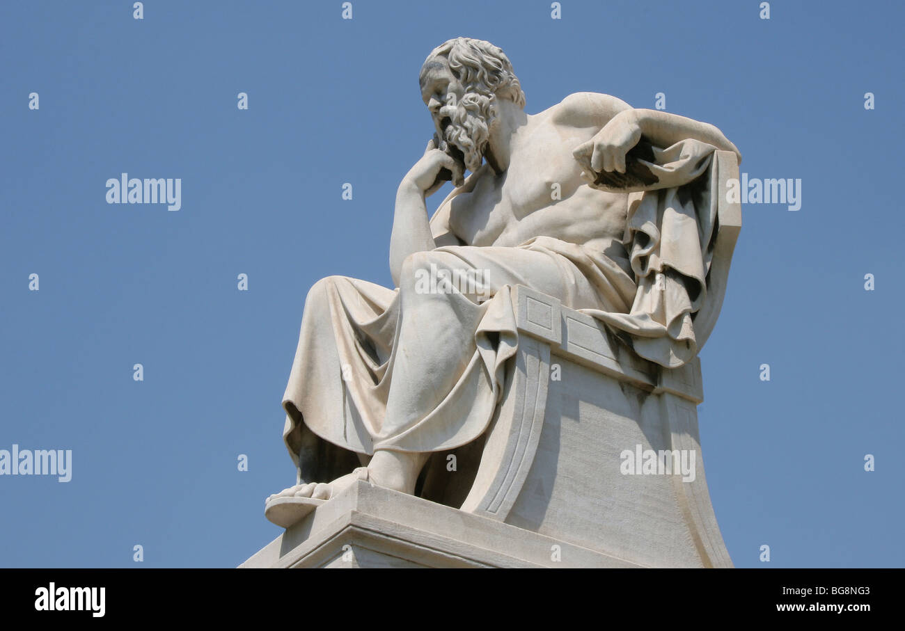 Socrate (469-399 avant J.-C.). Philosophe Grec classique. Banque D'Images