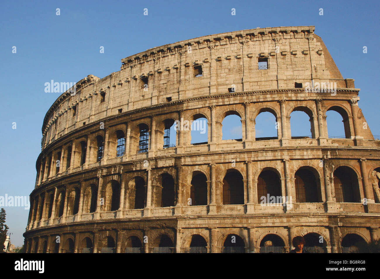 Le Colisée (Coliseum) ou Flavian Amphitheater. Rome. Banque D'Images