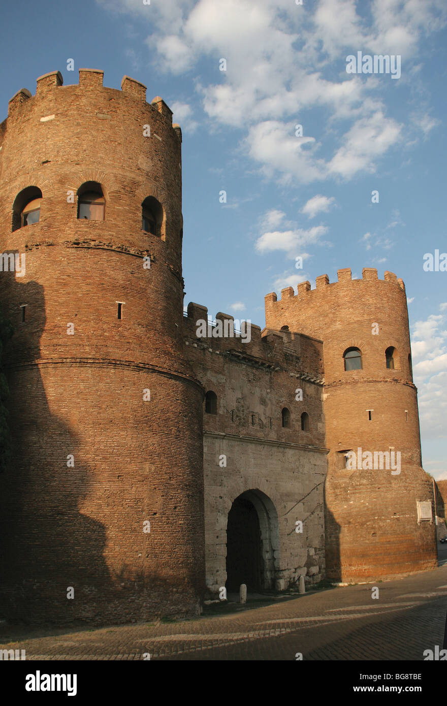 Porta San Paolo. Rome. Banque D'Images