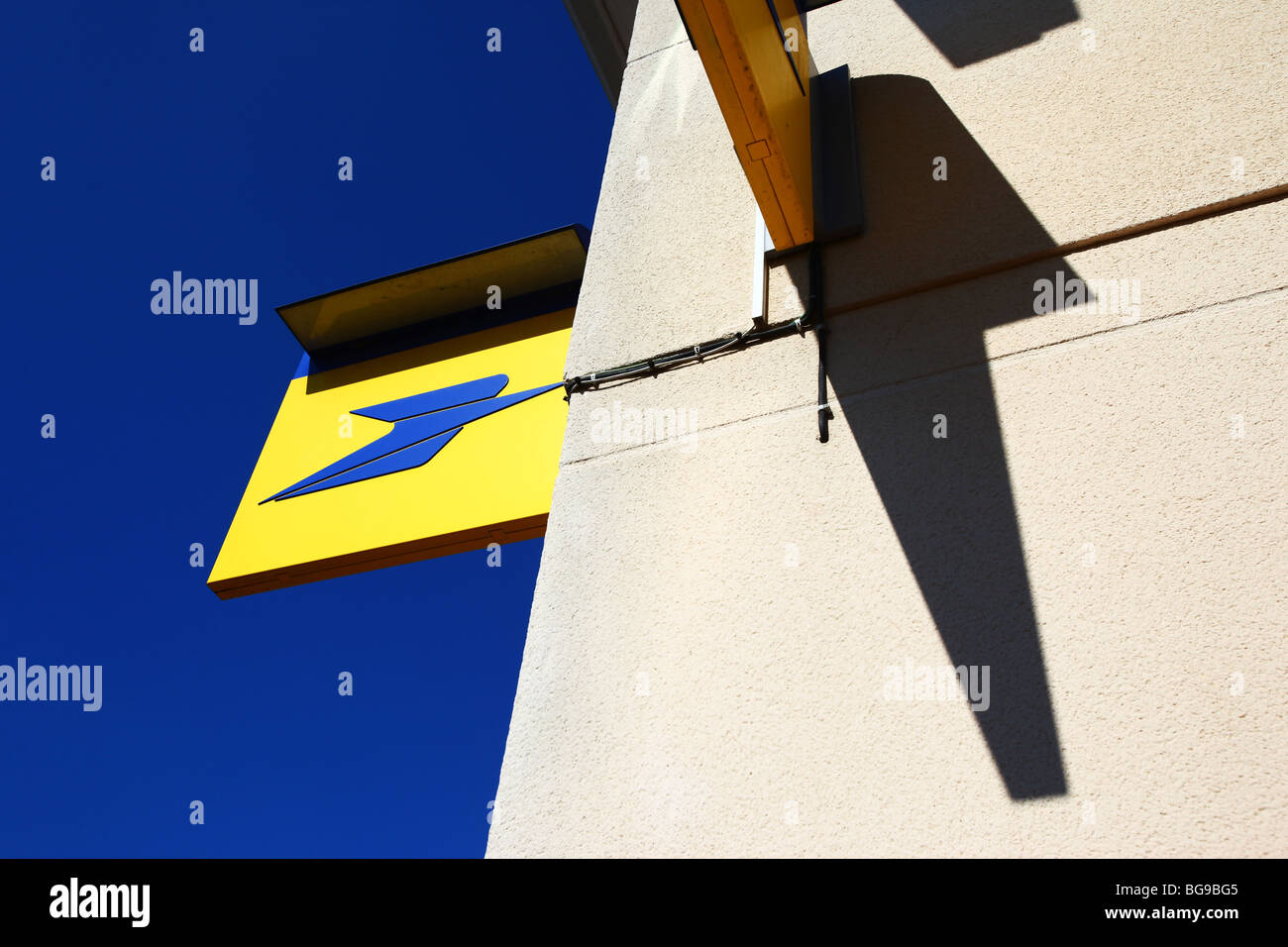 Logo de La Poste Banque D'Images