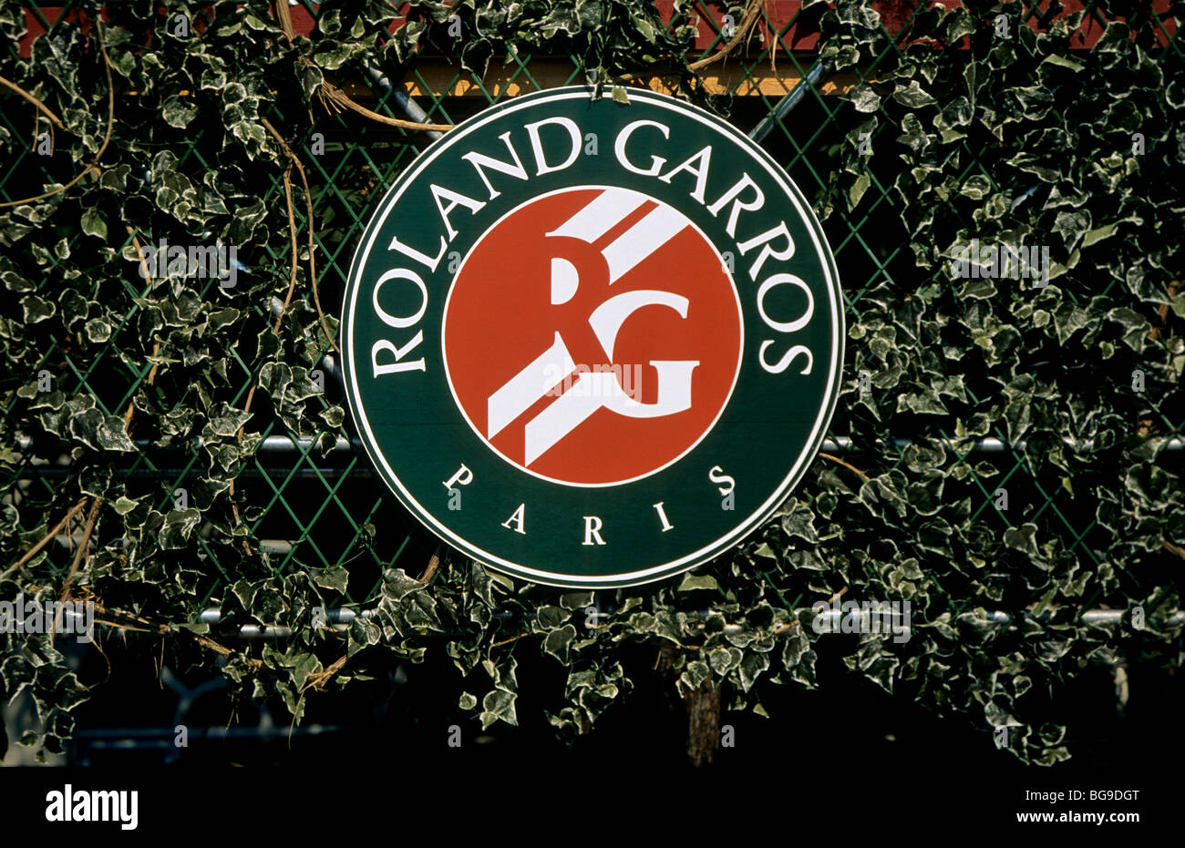 Roland Garros Paris connexion Banque D'Images