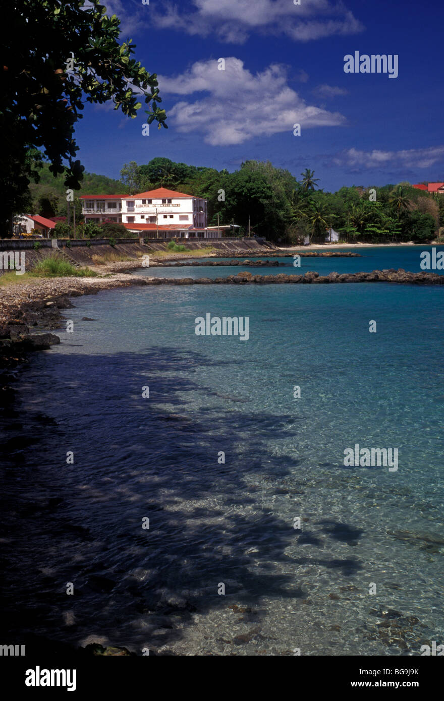 L'auberge de l'anse mitan, de la plage, l'anse mitan, près de la ville de les trois-ilets, Martinique, French West Indies, France Banque D'Images