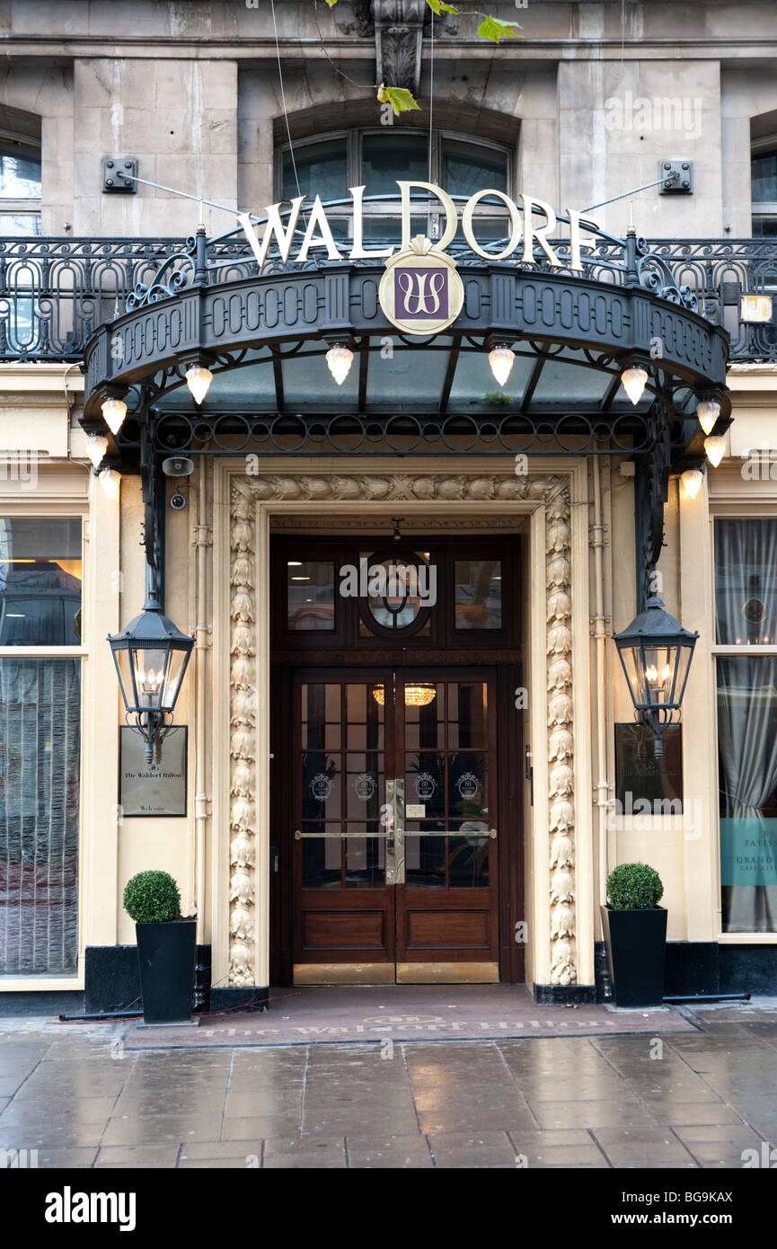 Hôtel Waldorf Hilton Hotel sur Aldwych, London, UK Banque D'Images