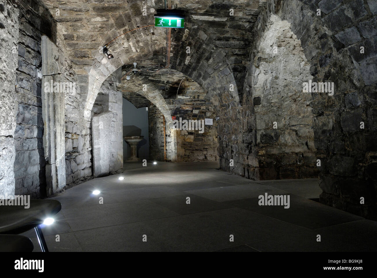 La Cathédrale Christ Church de Dublin Irlande Catacombes Banque D'Images