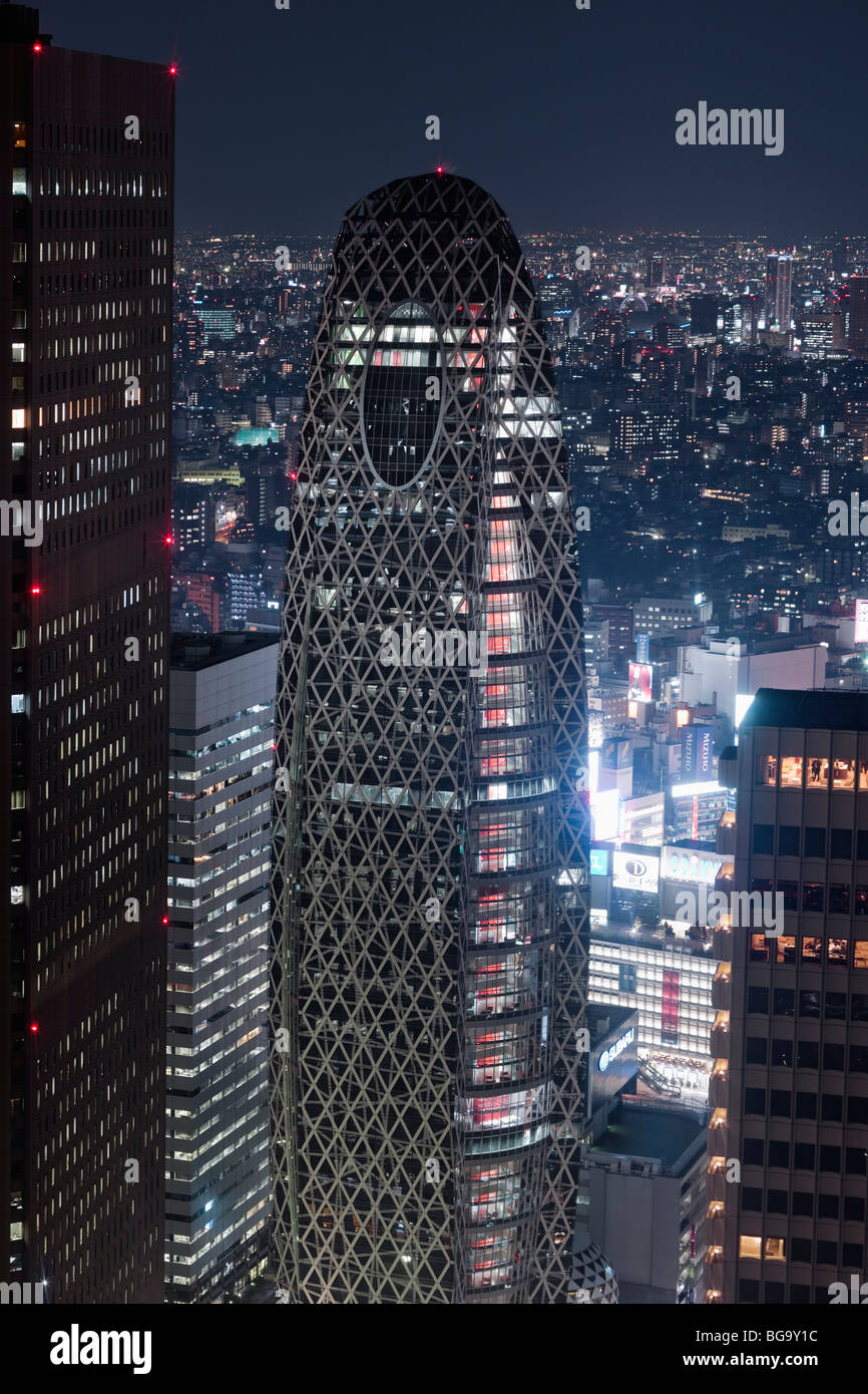 Gakuen Cocoon Tower, mode, de Nishi-Shinjuku Tokyo, Japon Banque D'Images