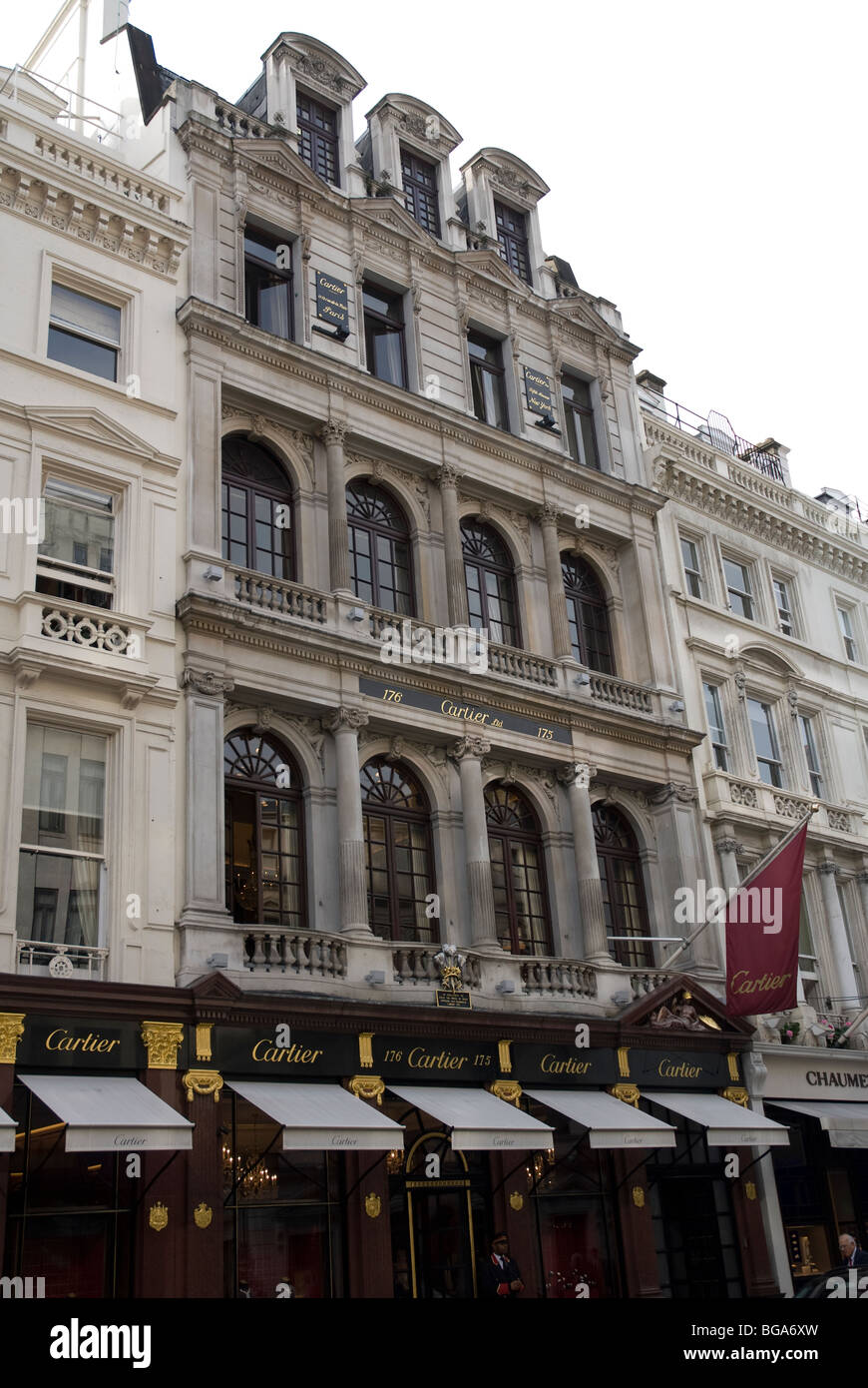 Bâtiments ornés de New Bond Street Londres W1 Banque D'Images