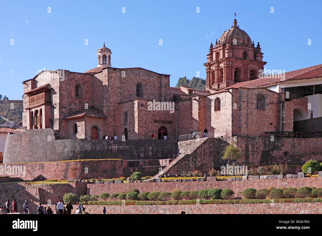 L'église de Santo Domingo, Cuzco, Andes, Pérou, Amérique du Sud Banque D'Images