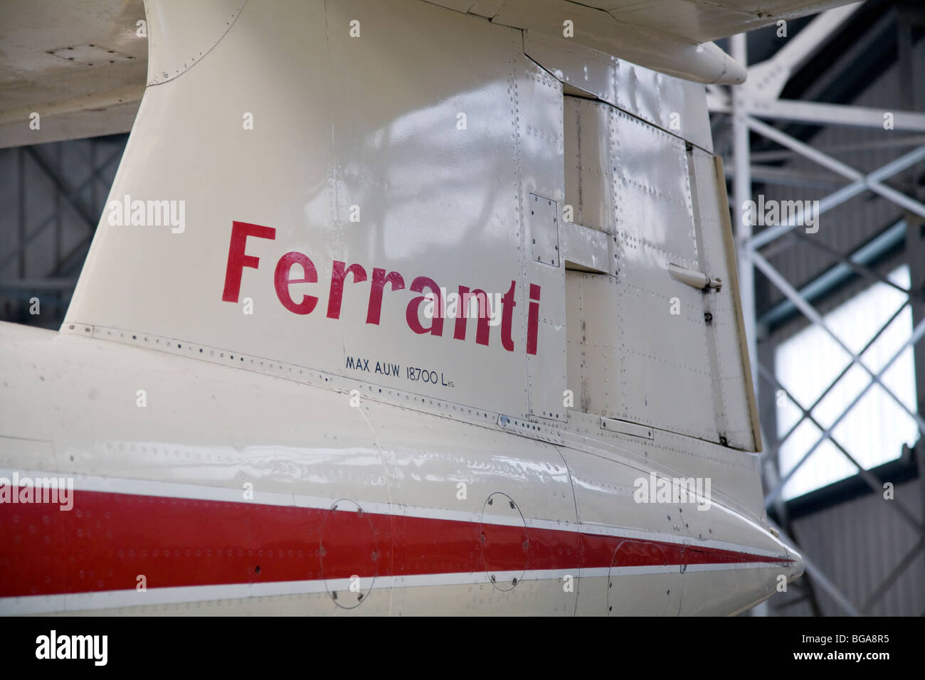 Décoration queue Ferranti Banque D'Images