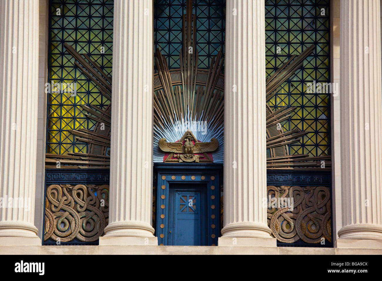 Rite écossais de la Franc-maçonnerie building à Washington DC Banque D'Images