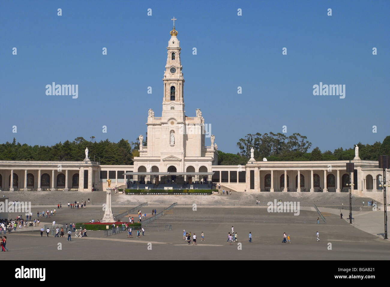 Basilique Notre Dame de Fatima Banque D'Images