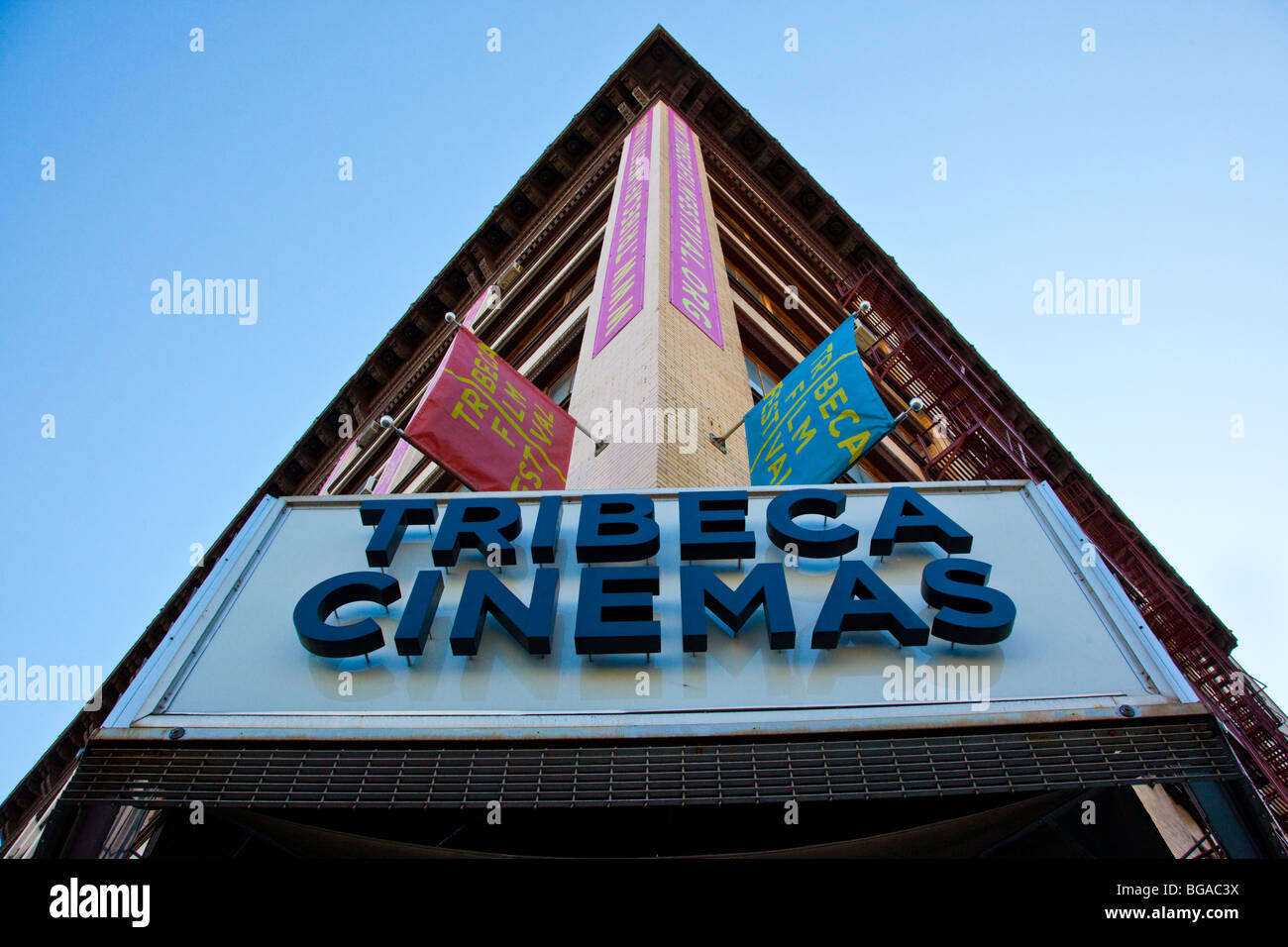 Tribeca Cinemas à Manhattan, New York City Banque D'Images