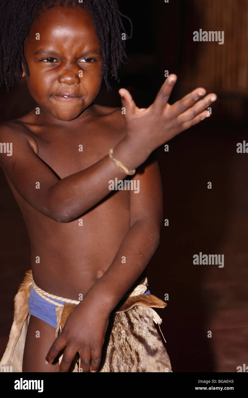 Cpa / Afrique Du Sud / Cpa Ethnique / Zulu Children / Enfants