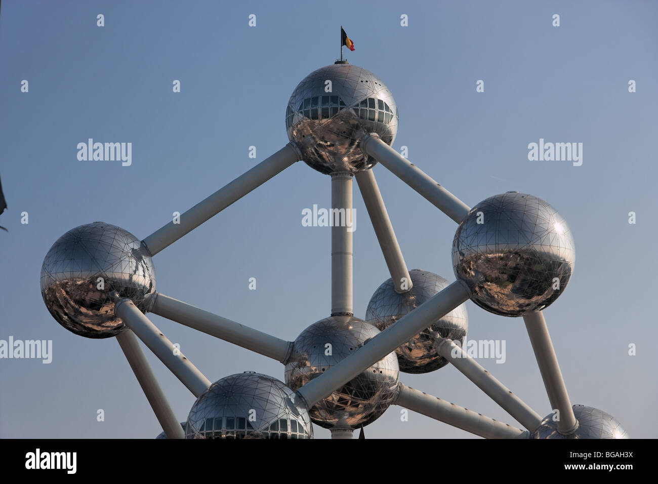 Bâtiment bruxelles belgique Bruxelles Atomium art Banque D'Images