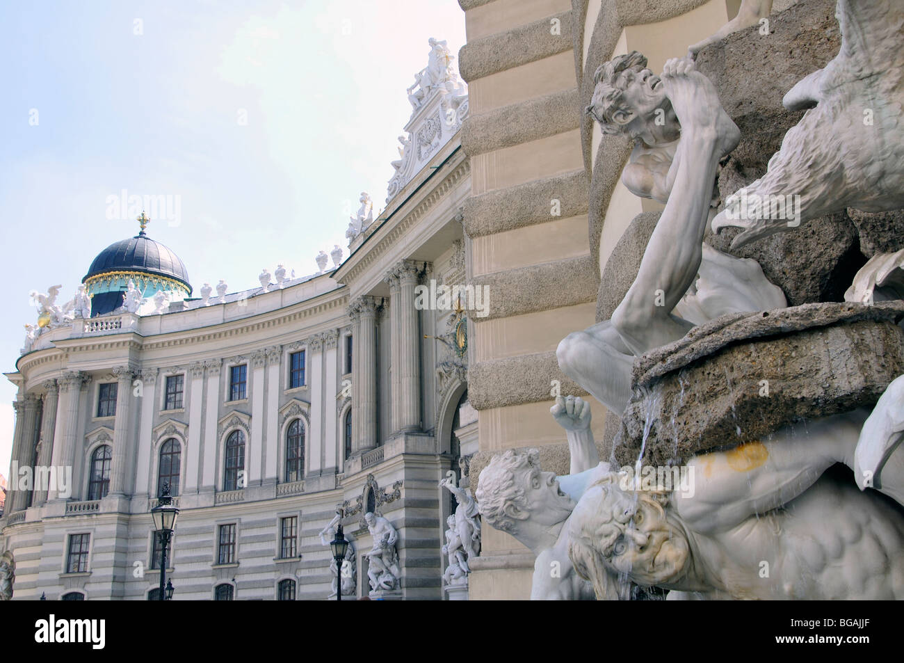 Palais impérial Hofburg, Vienne, Autriche Banque D'Images