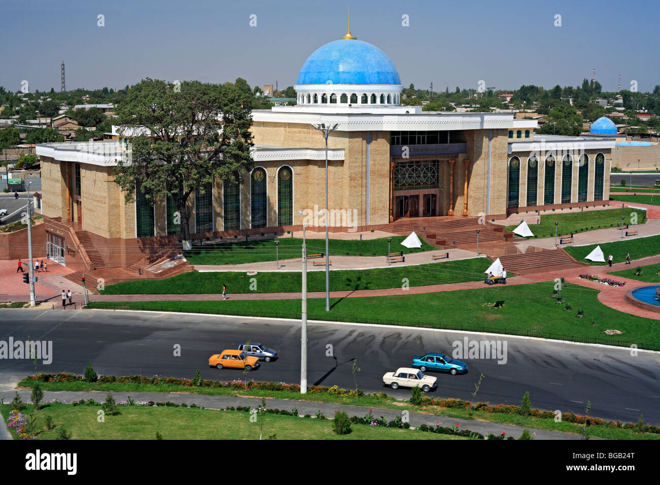 L'architecture moderne, Tachkent, Ouzbékistan Banque D'Images