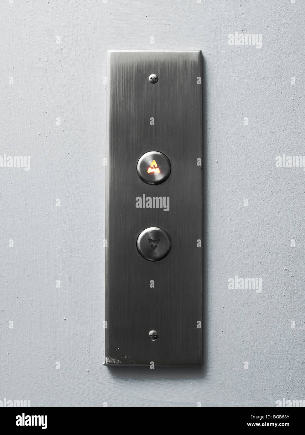 Boutons de l'ascenseur Banque D'Images