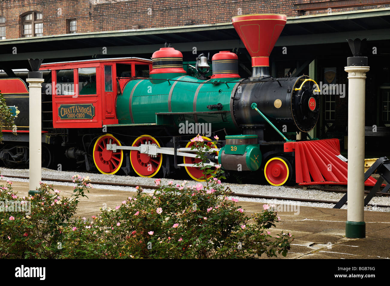 Chattanooga Choo Choo à Chattanooga, Tennessee Banque D'Images