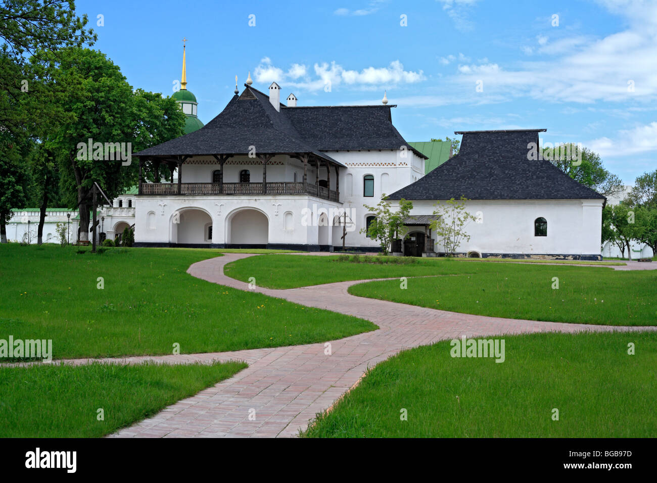 Monastère de la Transfiguration, Novgorod-Severskiy, région de Tchernigov, Ukraine Banque D'Images