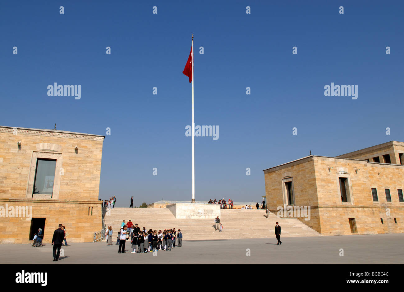 Mausolée d'ATATÜRK À ANKARA Banque D'Images