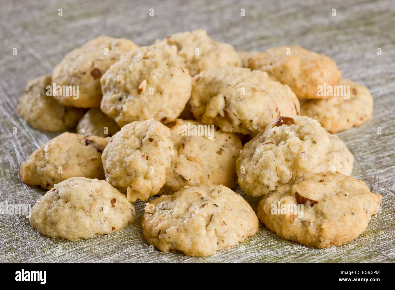 Tas de sweet christmas biscuits Banque D'Images