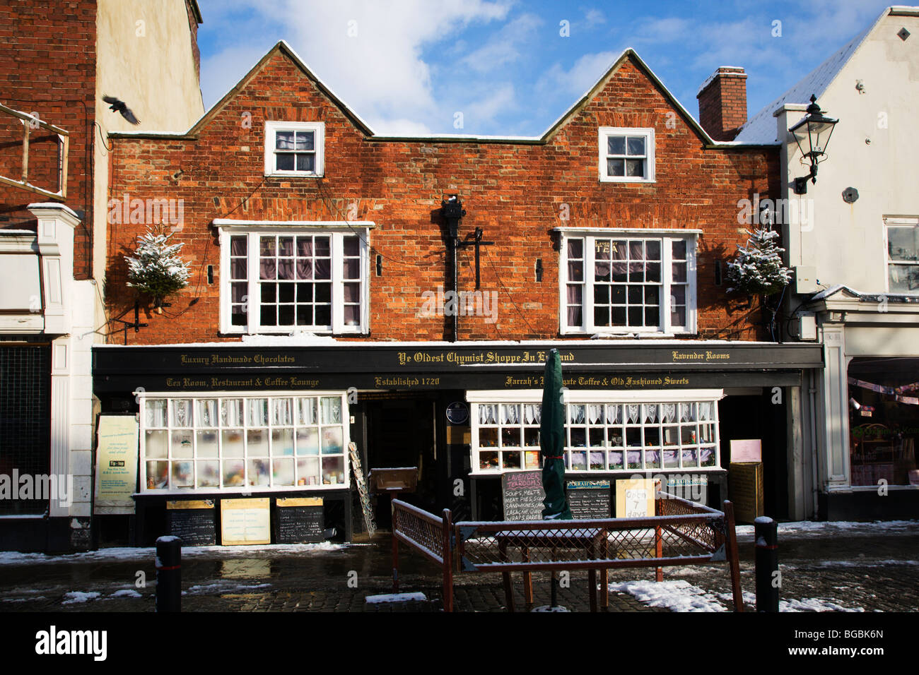 Vous serez plus vieux Chymist Shoppe en Angleterre Nord Yorkshire Angleterre Knaresborough Banque D'Images