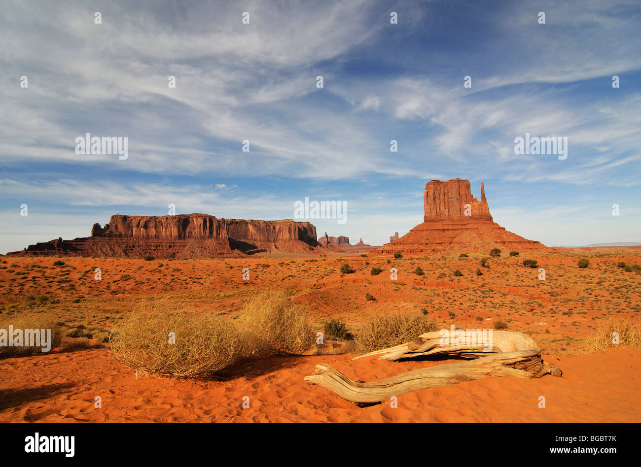 Monument Valley Navajo Tribal, terres, Utah Banque D'Images