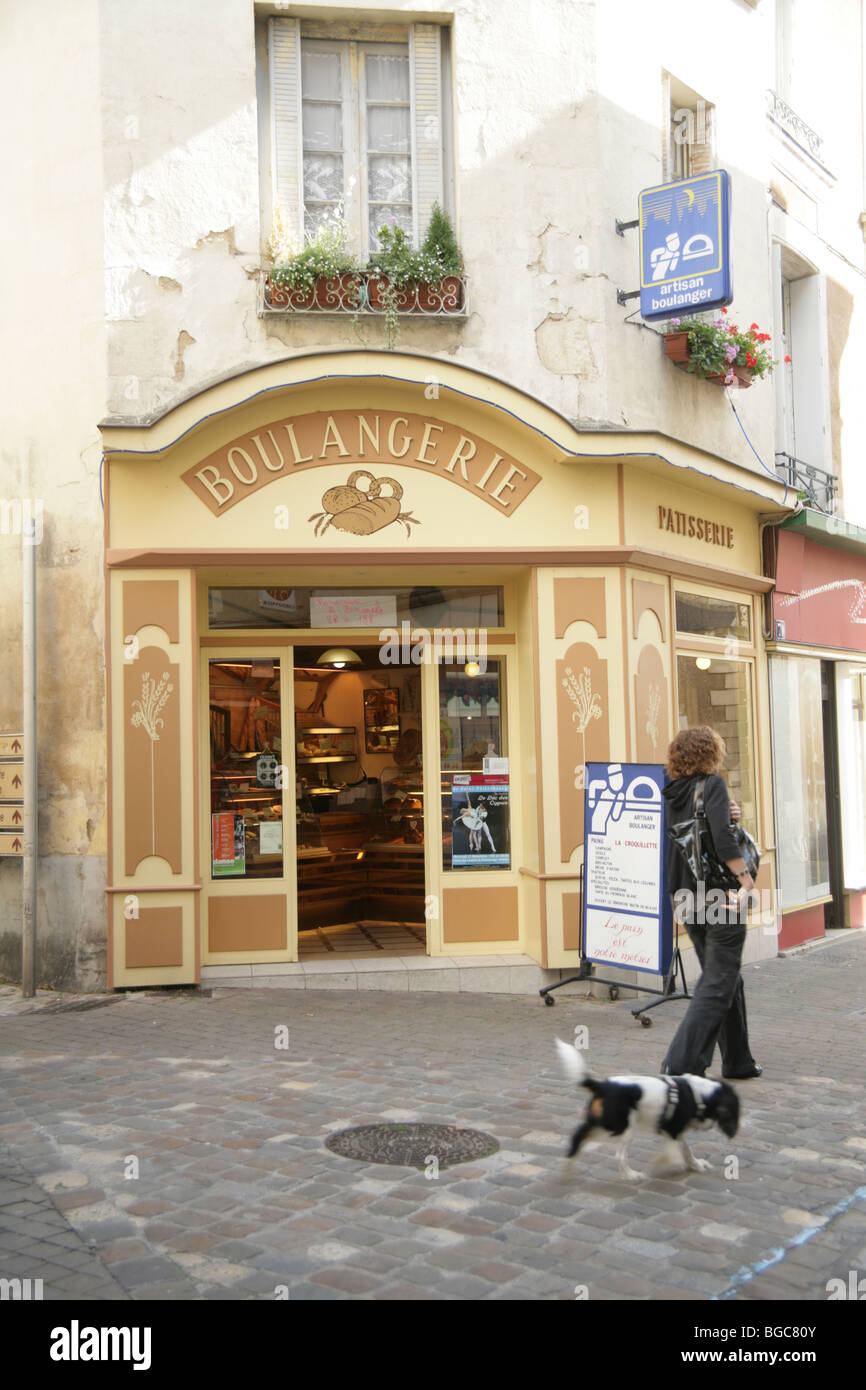 Boulangerie à Poitiers, France Banque D'Images