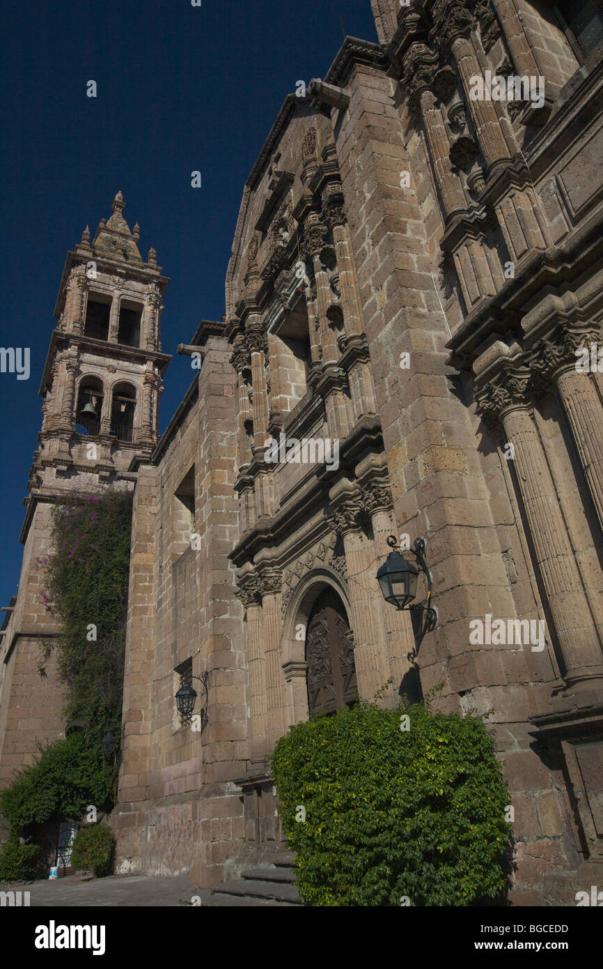 Templo del las Monjas, Temple des Sœurs à Morelia, Michoacan Mexique de l'état. Banque D'Images