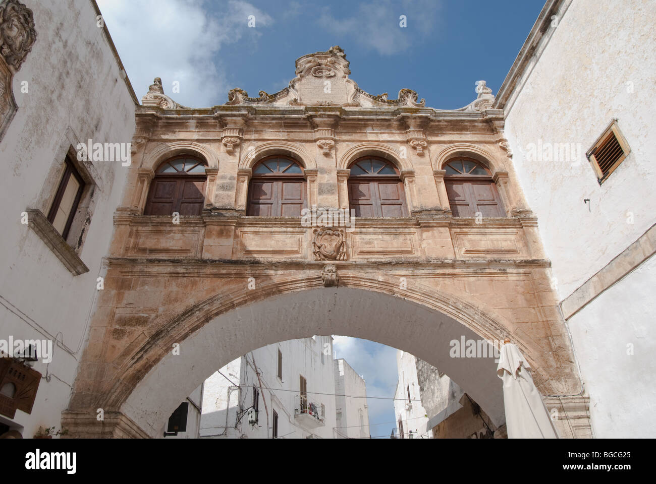 Arco degli Incalzi, Ostuni, Italie Banque D'Images