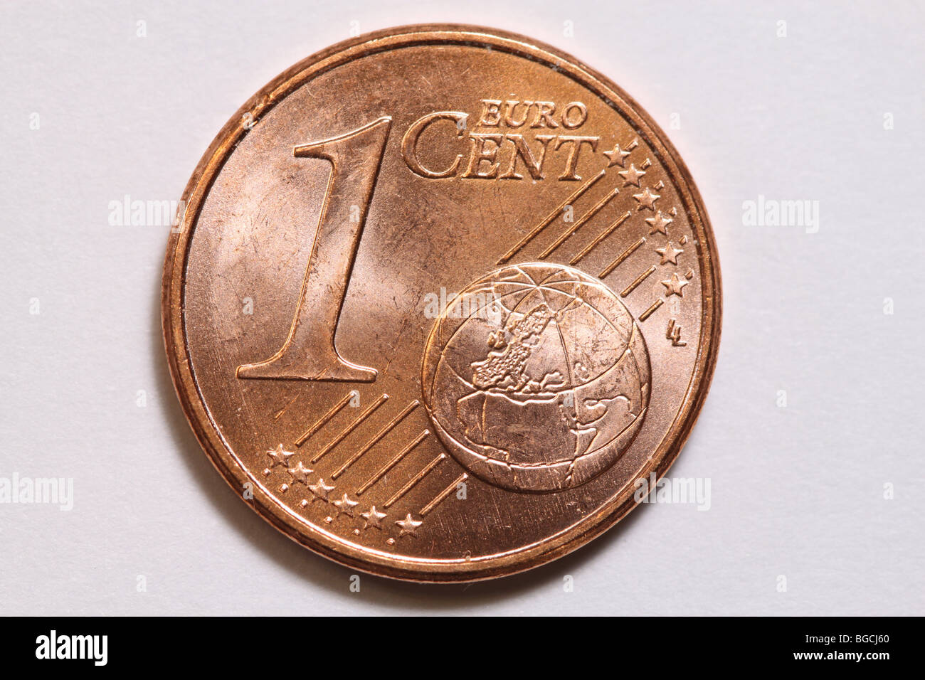 Centime d’euro Banque D'Images