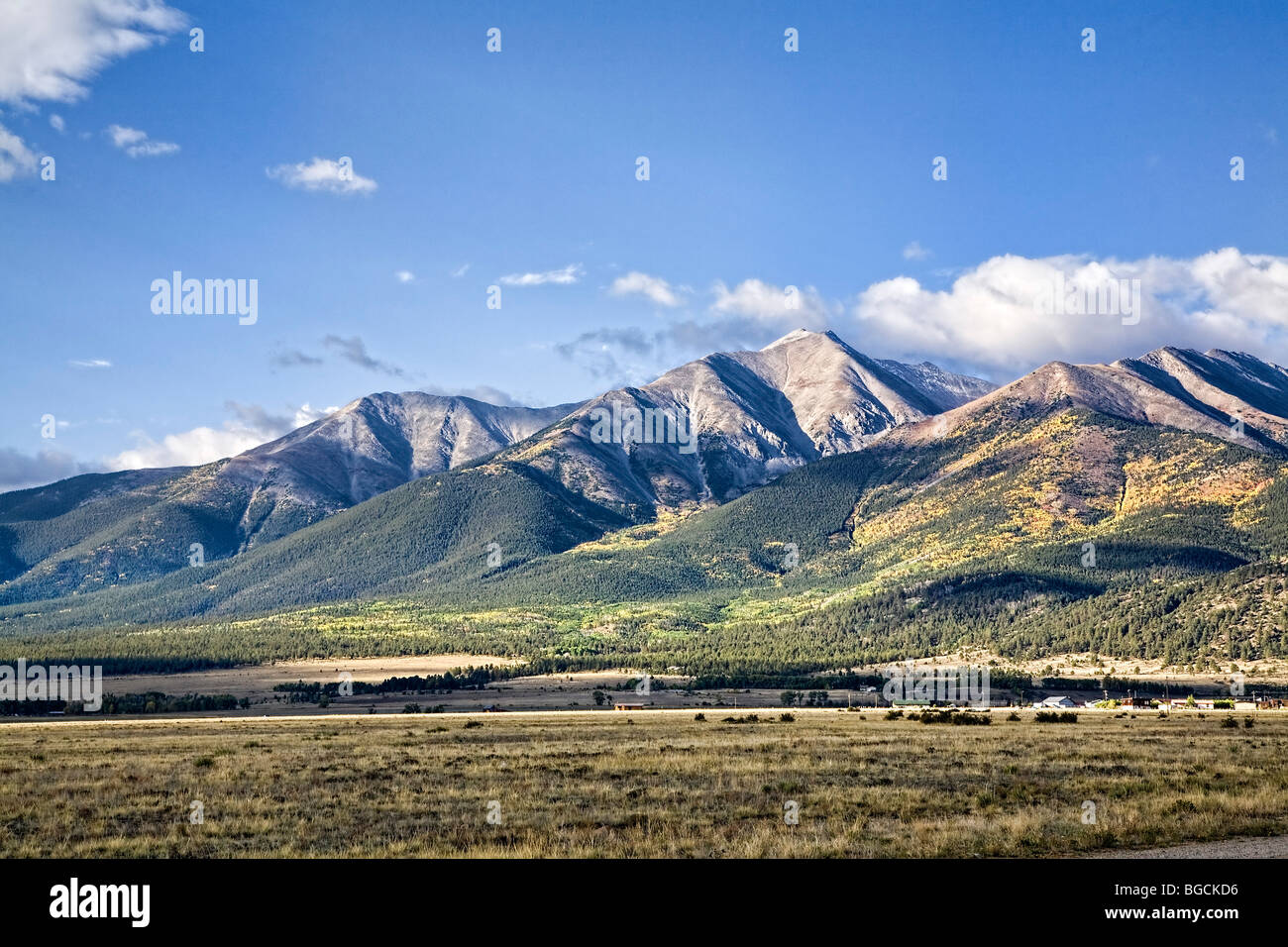 Monter à 14 197 pieds de Princeton dans les Rockies du Colorado près de Buena Vista. Banque D'Images