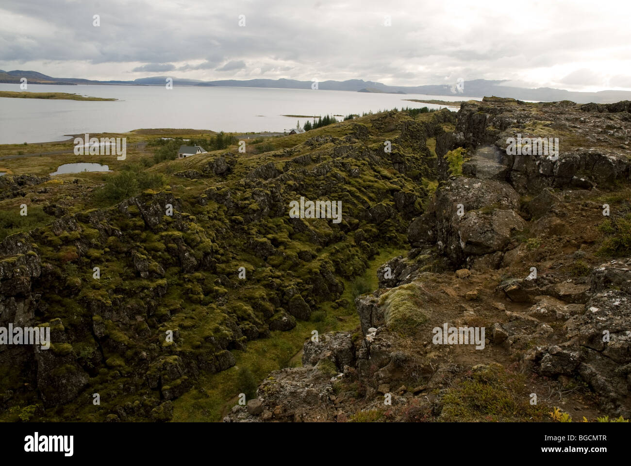 Phingvellir site du patrimoine de l'UNESCO, de l'Islande Banque D'Images