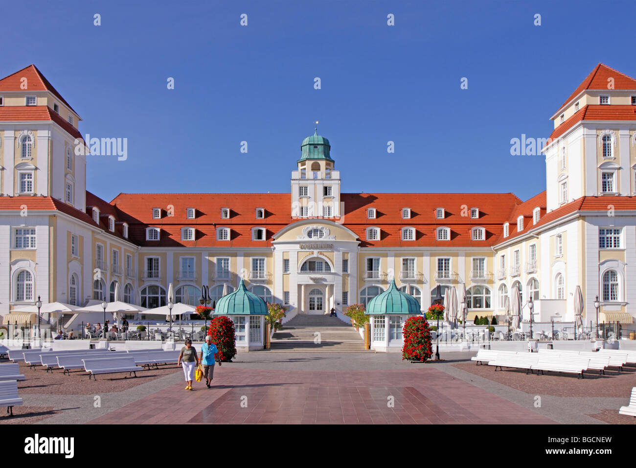 Hôtel spa à Binz, Ruegen Island, Schleswig-Holstein, Allemagne Banque D'Images