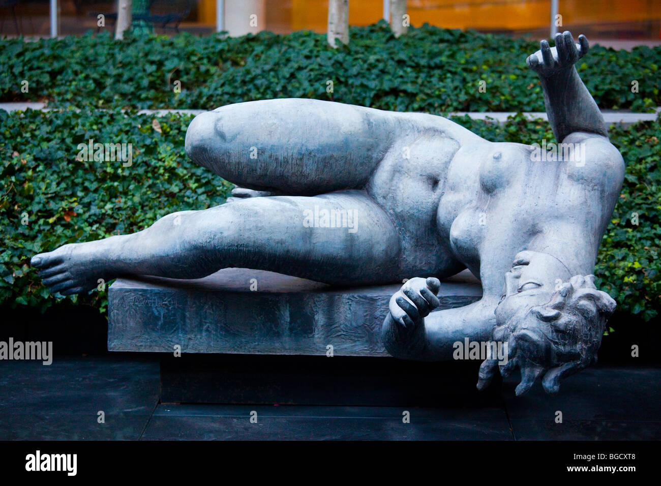 La Rivière, statue par Aristide Maillol au MoMa Museum Banque D'Images