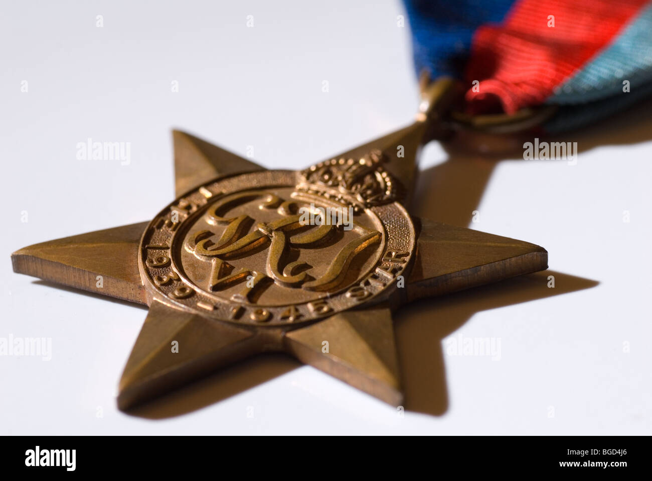 La campagne militaire de 1939 à 1945, Médaille Étoile WWII Banque D'Images